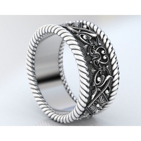Engagement ring, Gothic style