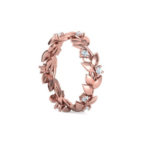 Unusual women's engagement ring